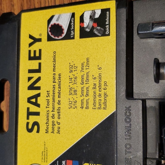 Stanley Ratchet Set - New - Picture 2 of 4